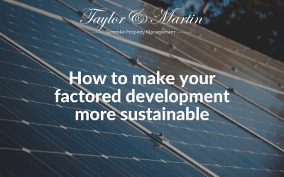 How to make your factored development more sustainable